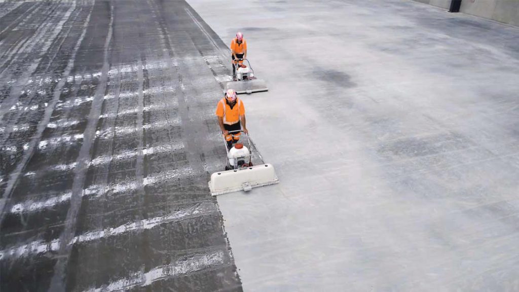 Обработка бетонных конструкций