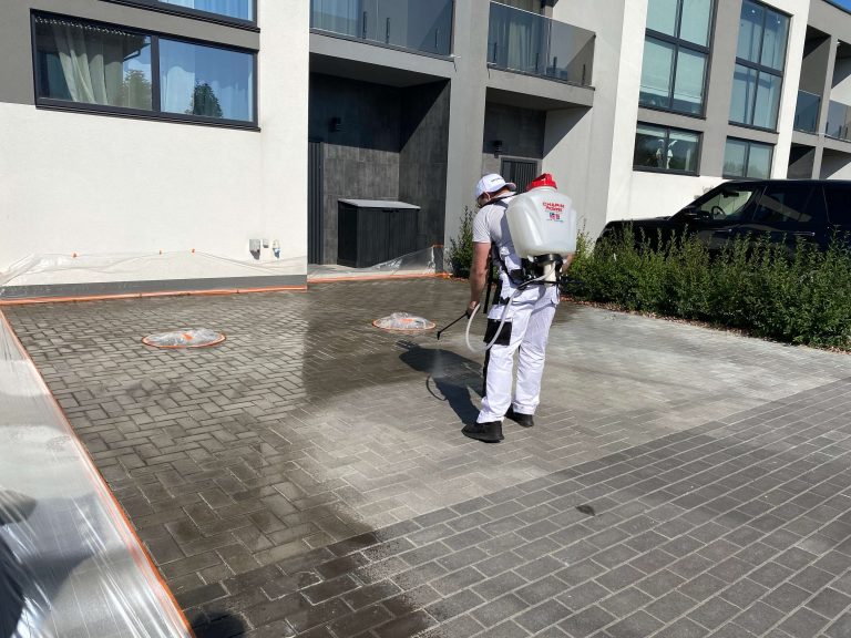 Обробка тротуарної плитки Aquron CPT-1200