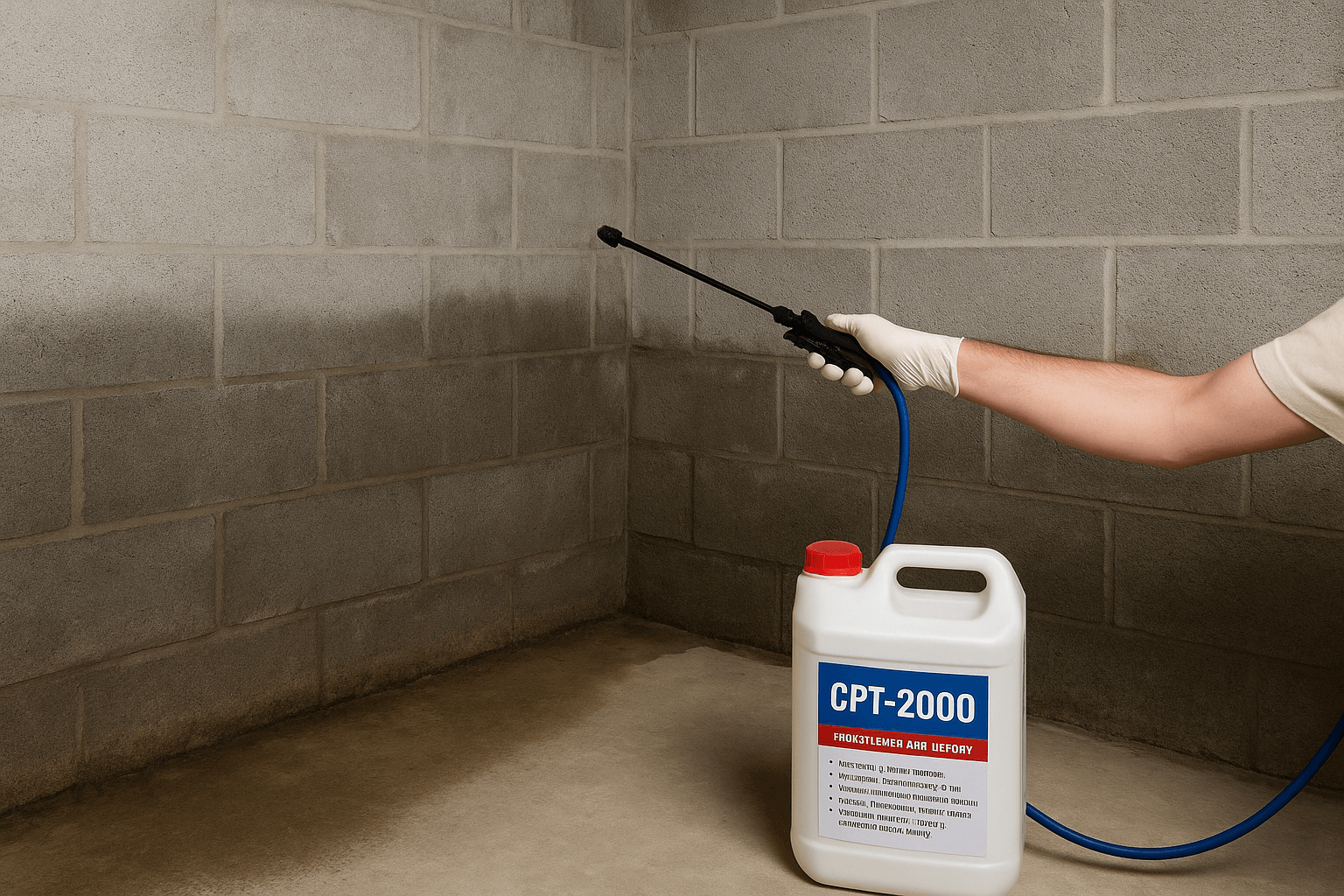Гідроізоляція підвалу житлового будинку, продуктом Aquron CPT-2000